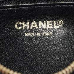Pre Owned Chanel Black/Beige Choco Quilted Leather Mademoiselle Jacket Shoulder Bag