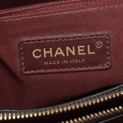 Pre Owned Chanel Black Quilted Leather CC Chain Tote