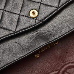 Pre Owned Chanel Medium Tall Classic Lambskin Double Flap