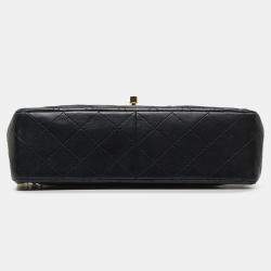 Pre Owned Chanel Medium Tall Classic Lambskin Double Flap