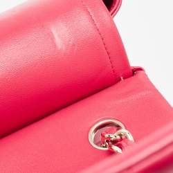 Pre Owned Chanel Pink Quilted Leather Jumbo Classic Double Flap Bag