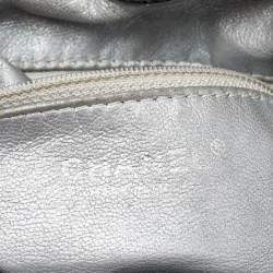 Pre Owned Chanel Black Leather Modern Chain North/South Tote