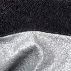 Pre Owned Chanel Black Leather Modern Chain North/South Tote