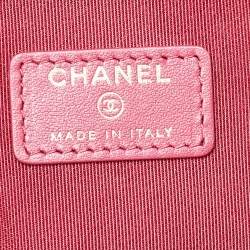 Pre Owned Chanel Black Leather 19 O Case Clutch