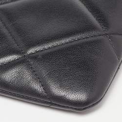 Pre Owned Chanel Black Leather 19 O Case Clutch
