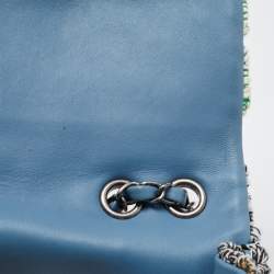 Pre Owned Chanel Multicolor Leather and Crochet Paris Seoul Flap Bag