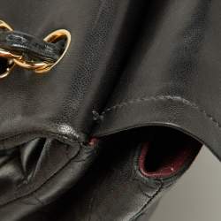 Chanel Black Quilted Leather Maxi Classic Double Flap Bag