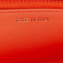 Pre Owned Chanel Red Patent Boy Wallet on Chain