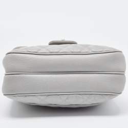 Pre Owned Chanel Grey Caviar Leather Medium Urban Companion Flap Bag