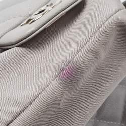 Pre Owned Chanel Grey Caviar Leather Medium Urban Companion Flap Bag
