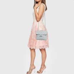 Pre Owned Chanel Grey Caviar Leather Medium Urban Companion Flap Bag