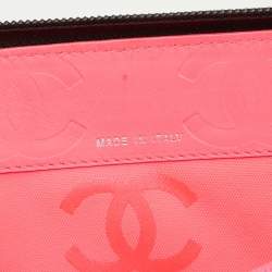 Pre Owned Chanel Black Quilted Leather Cambon Ligne Zippy Organizer Wallet