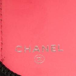 Pre Owned Chanel Black Quilted Leather Cambon Ligne Zippy Organizer Wallet