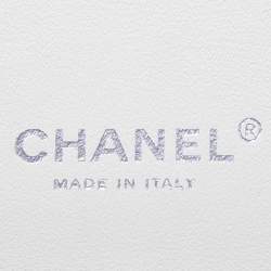 Pre Owned Chanel Off White Quilted Caviar Leather Maxi Classic Double Flap Bag