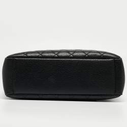 Pre Owned Chanel Black Caviar Quilted Leather CC Tote