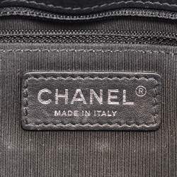 Pre Owned Chanel Black Quilted Leather Small CC Box Flap Bag