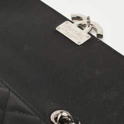 Pre Owned Chanel Black Quilted Leather Small CC Box Flap Bag