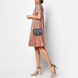 Chanel Black Quilted Caviar Leather Mini Square Classic Flap Bag