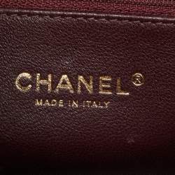 Pre Owned Chanel Black Caviar Leather Business Affinity Chain Flap Bag