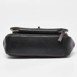 Pre Owned Chanel Black Caviar Leather Business Affinity Chain Flap Bag