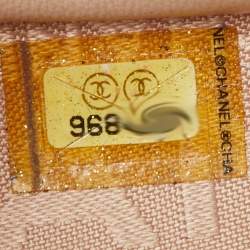 Chanel Pink Wicker Oval Locket Basket Chain Bag