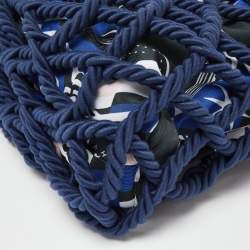 Chanel Multicolor Cotton Rope Large Shopper Tote