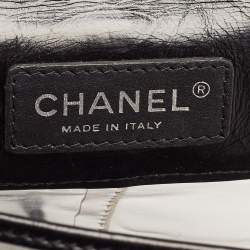 Pre Owned Chanel Black Quilted Leather and PVC Aquarium Backpack