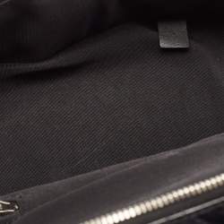 Pre Owned Chanel Black Quilted Leather and PVC Aquarium Backpack