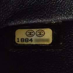 Pre Owned Chanel Black Quilted Patent Leather Reissue 2.55 Classic 224 Flap Bag