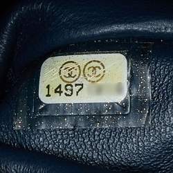 Pre Owned Chanel Teal Blue Quilted Patent Leather Classic 226 Reissue 2.55 Flap Bag
