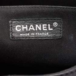 Pre Owned Chanel Black Quilted Leather In The Business Flap Bag