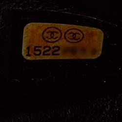 Pre Owned Chanel Black Quilted Caviar Leather Maxi Classic Double Flap Bag