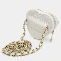 Pre Owned Chanel Mini Heart Belt Bag