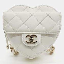 Pre Owned Chanel Mini Heart Belt Bag