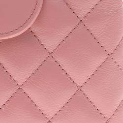 Pre Owned Chanel Pink Leather Kelly Shopping Bag
