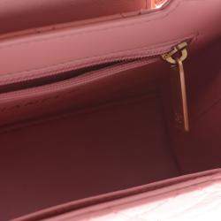 Pre Owned Chanel Pink Leather Kelly Shopping Bag