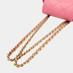 Chanel Leather Pink Small Backpack