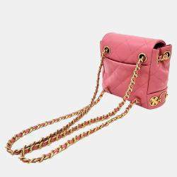 Chanel Leather Pink Small Backpack