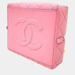 Chanel Pink Leather Shoulder Bag
