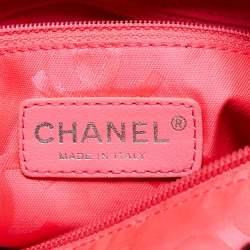 Pre Owned Chanel Black Leather CC Cambon Ligne tote bag