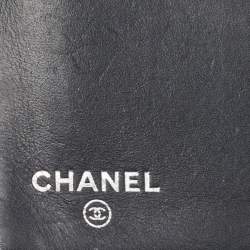 Chanel Navy Blue Leather CC Timeless Wallet