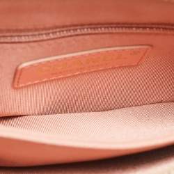 Pre Owned Chanel Light Pink Quilted Leather Logo Strap Belt Bag