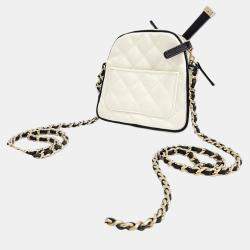 Pre Owned Chanel Tennis Racket Chain Mini Bag (Mirror)