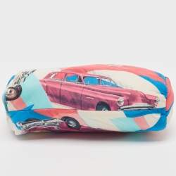 Chanel Multicolor Car Printed Nylon Cosmetic Pouch