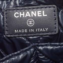 Chanel Multicolor Car Printed Nylon Cosmetic Pouch
