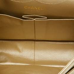 Chanel Gold Quilted Aged Leather 227 Reissue 2.55 Flap Bag