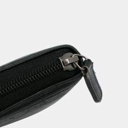 Chanel Black Le Boy Lambskin Leather Long Wallet