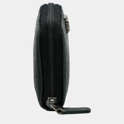 Chanel Black Le Boy Lambskin Leather Long Wallet
