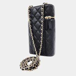 Chanel phone discount pouch with chain