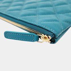 Pre Owned Chanel Caviar Clutch Large